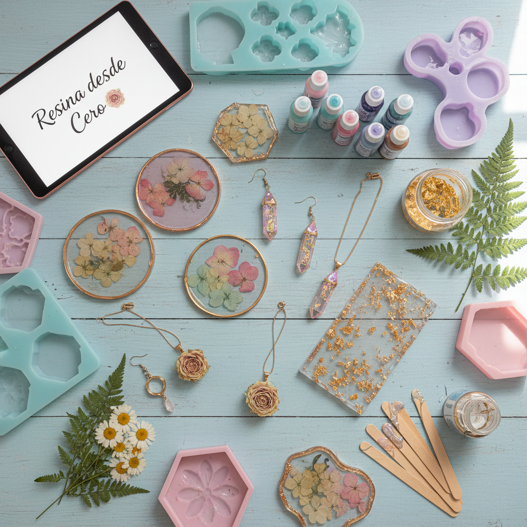 Emprende con Resina + 4 bonos : Genera + de $900.000 al mes